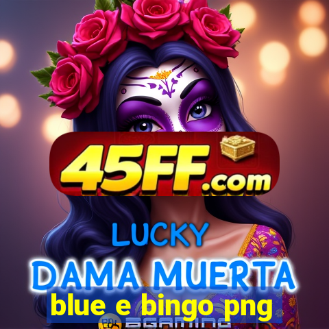 blue e bingo png